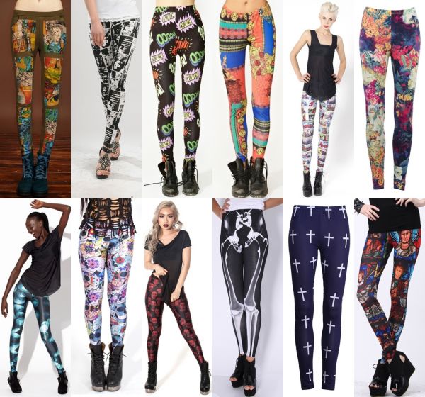 leggs várias estampas